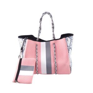 Pink Lily Neoprene Bag